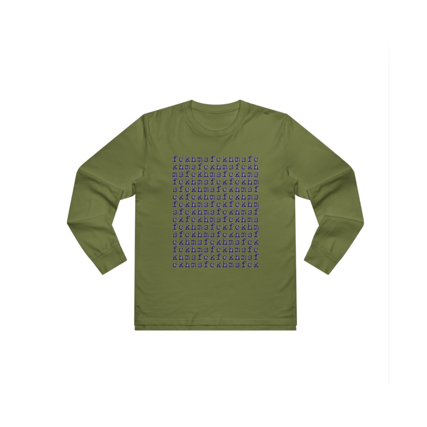 fckhms Unique Long Sleeve Graphic Tee