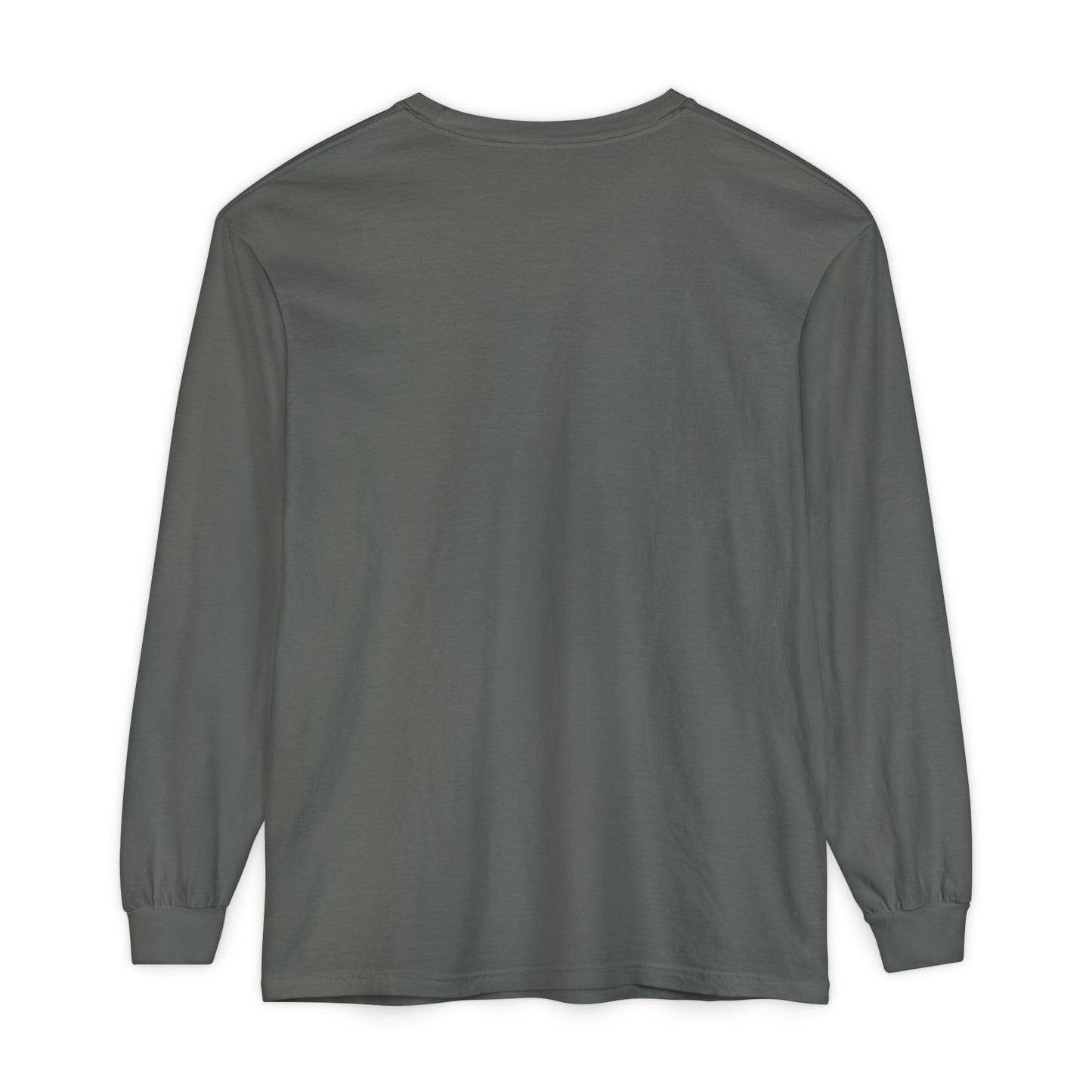 Garment-Dyed Long Sleeve Tee Pepper w/Black