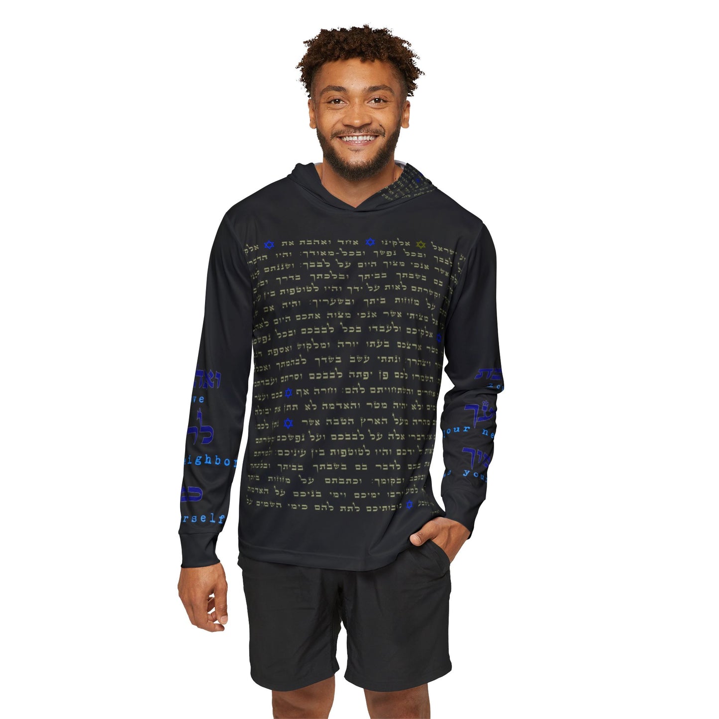 Baruch's Angel Black Graphic Hoodie