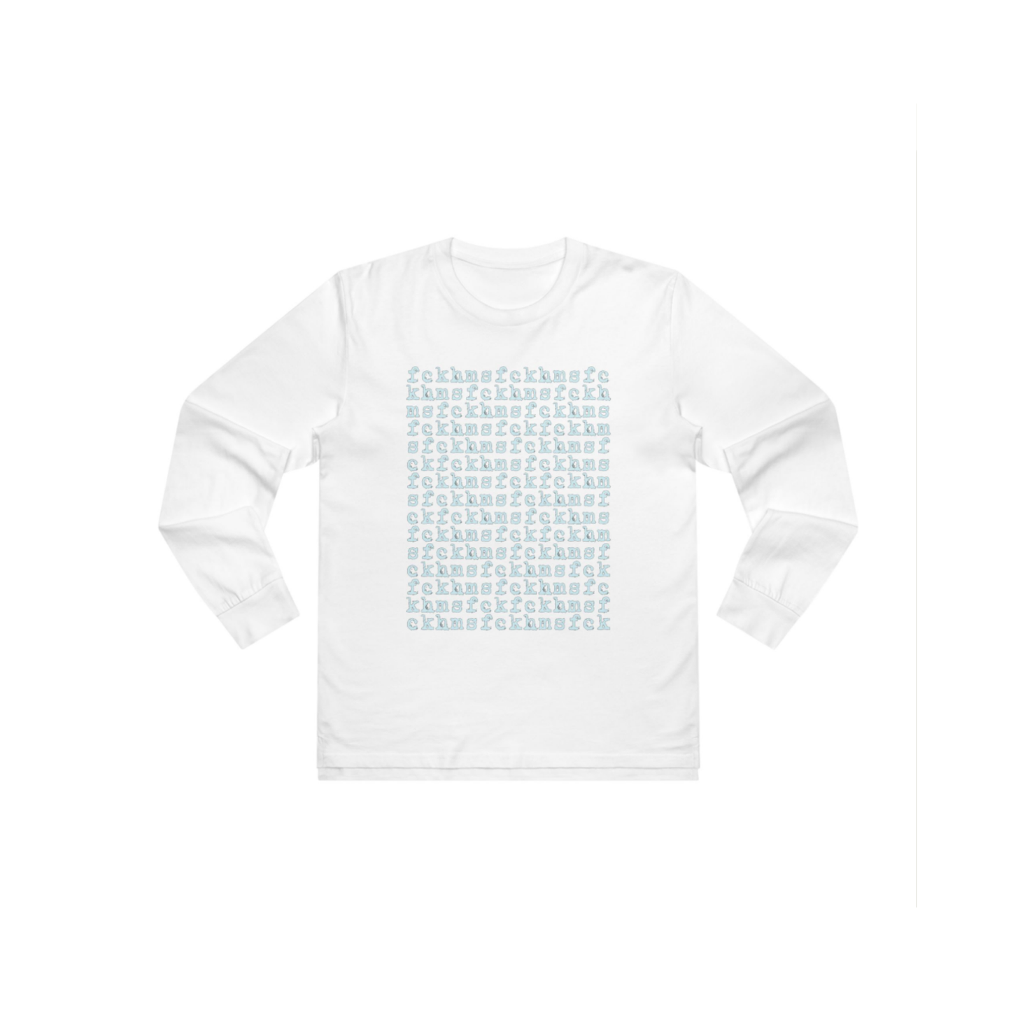 fckhms Unique Long Sleeve Graphic Tee