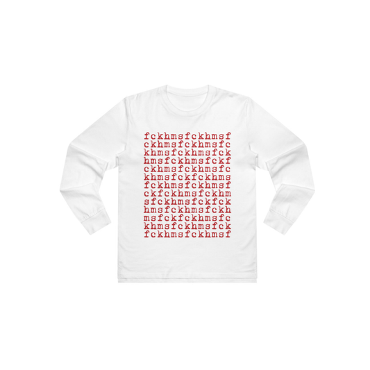 fckhms Unique Long Sleeve Graphic Tee