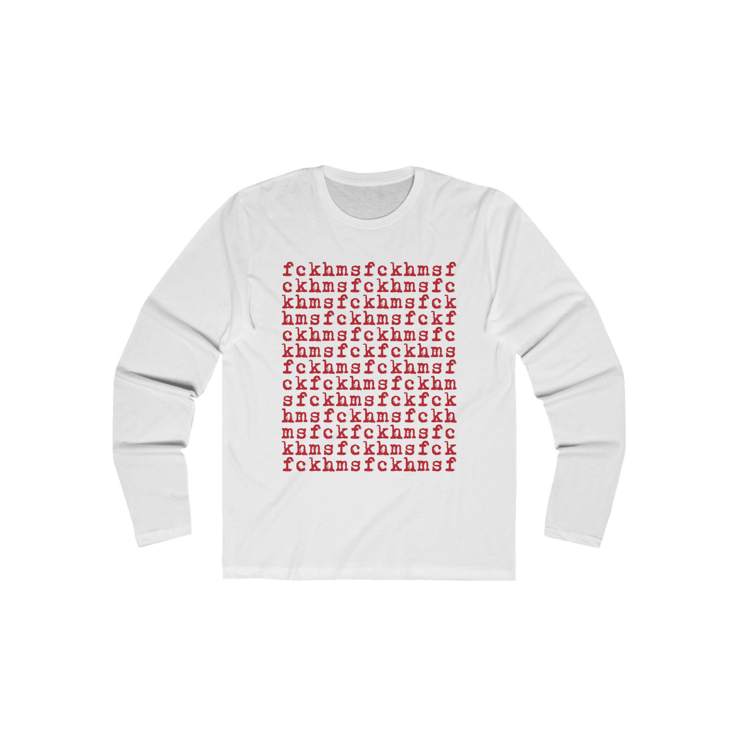 fckhms Unique Long Sleeve Graphic Tee