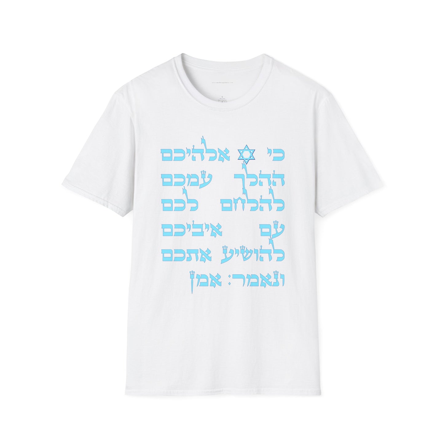 testADULT Tee. Softstyle. Ki Adonai