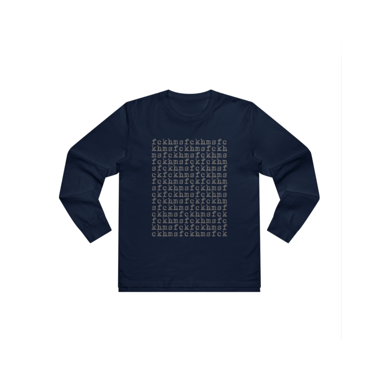 fckhms Unique Long Sleeve Graphic Tee