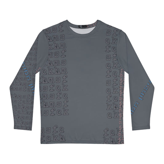 gray ADULT Longsleeve Poly Glatt Kosher: Stand with Israel, Defeat Hamas, Remember the 6 Million, Bring Home the Hostages, G*d bless the IDF