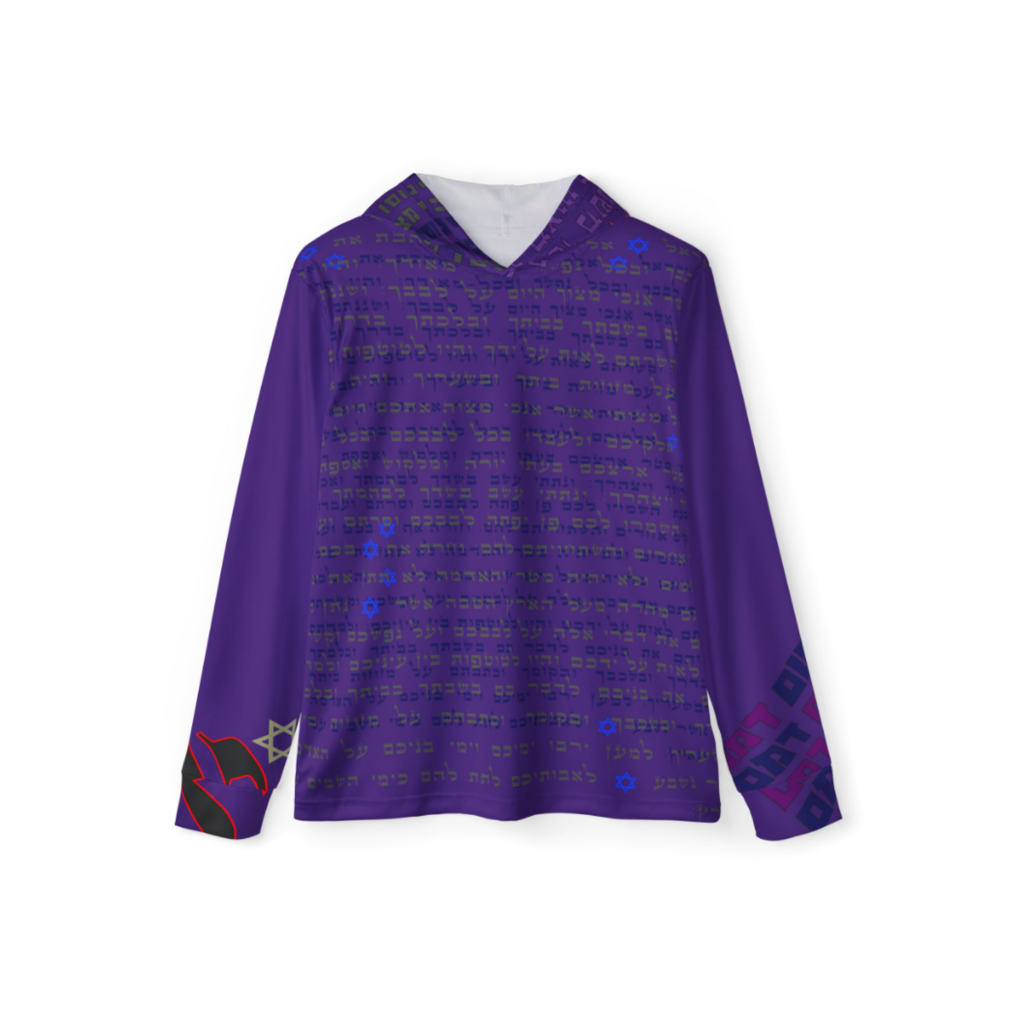Mezuzah Blue Hoodie