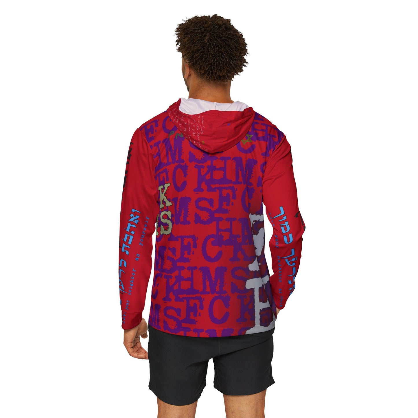 HOODIE w/Graffitti: Stand with Israel, Defeat Hamas, Remember the 6 Million, Pray for the Hostages, Praise the heroes of the IDF